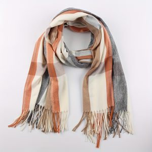 1pc Imitation Cashmere Scarf, Dual-purpose Thickened Scarf For Men