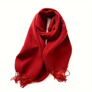 1pc Double-sided Solid Color Macaron Scarf